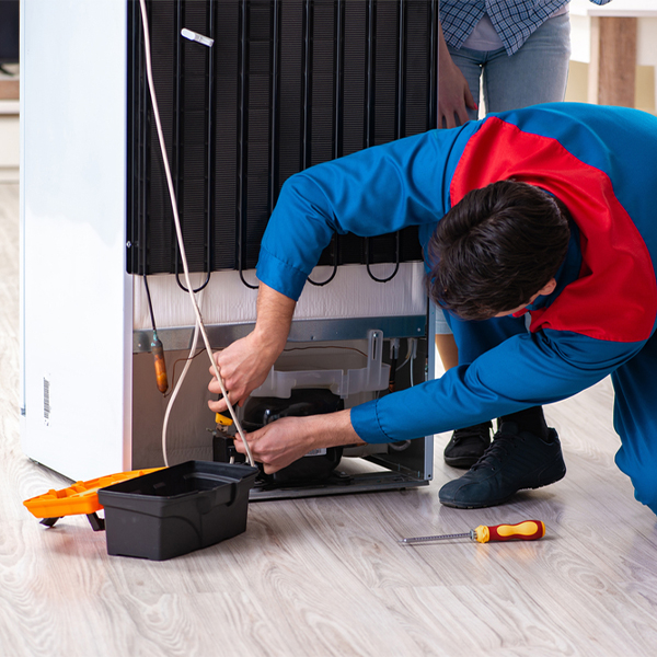 will the repair service cause any damage to my refrigerator in Buxton